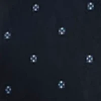 Men's Long Sleeve Polka Dot Linen T-Shirt