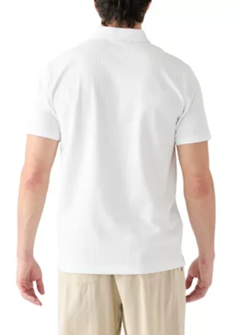 Men's Short Sleeve Seersucker Shirt