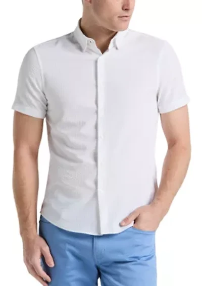 Men's Short Sleeve Woven Shirt