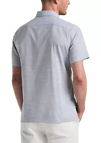 Short Sleeve Cotton Dobby Shirt