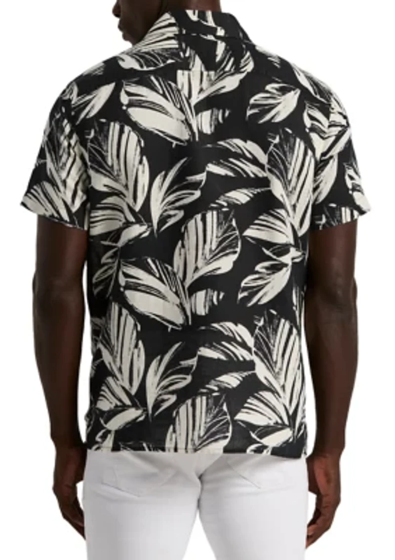 Men's Short Sleeve Leaf