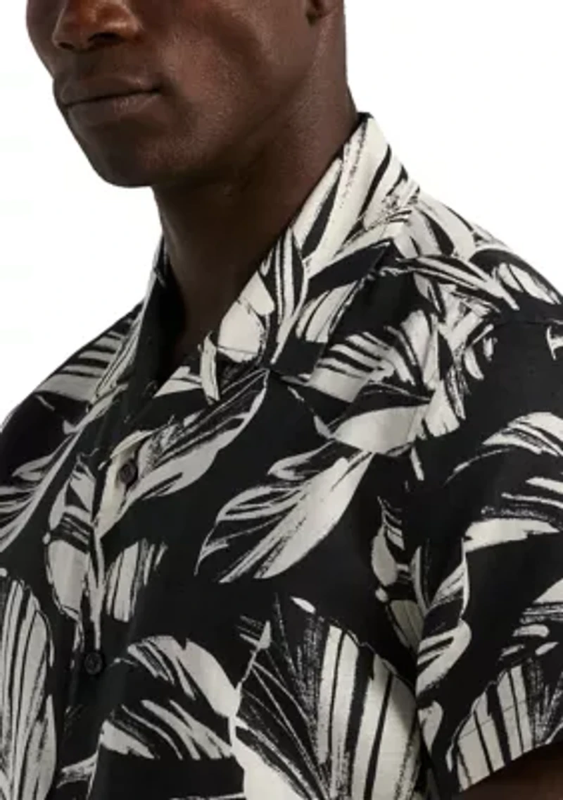 Men's Short Sleeve Leaf
