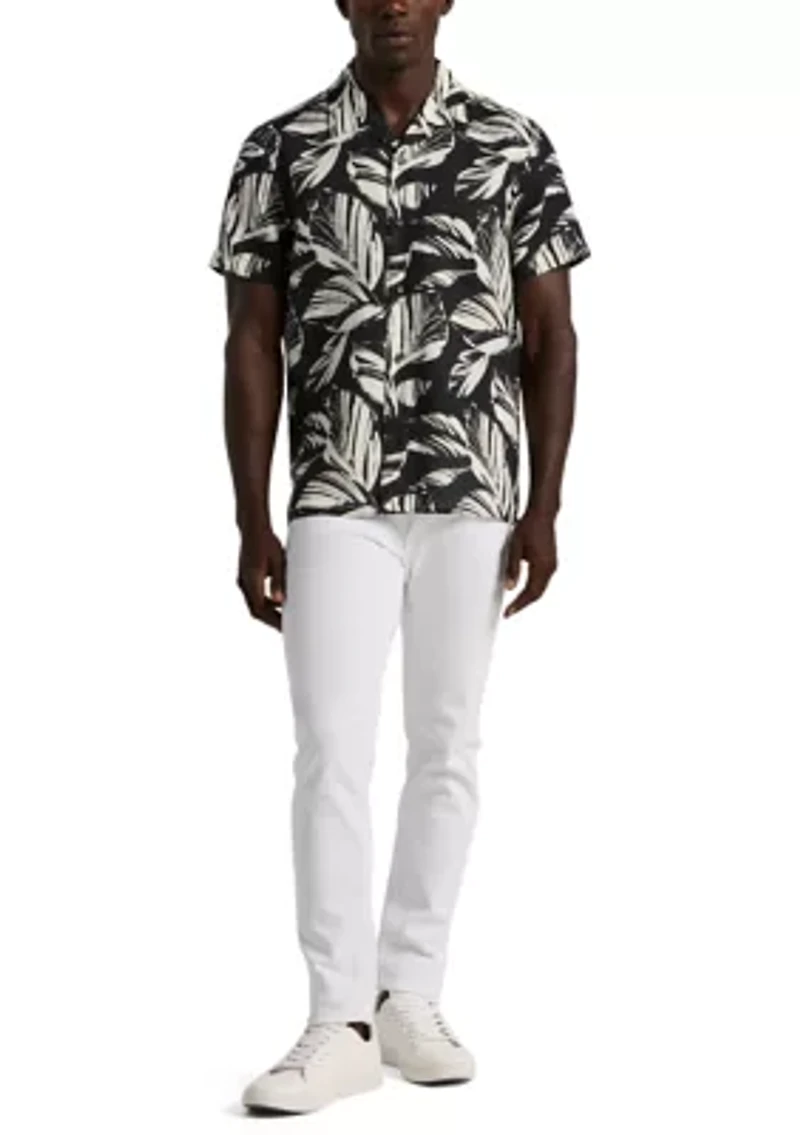 Men's Short Sleeve Leaf