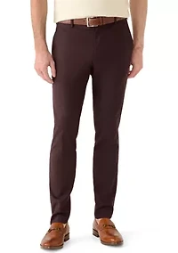 Men's Skinny Straight Leg Striped Pants