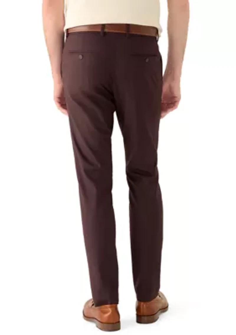 Men's Skinny Straight Leg Striped Pants