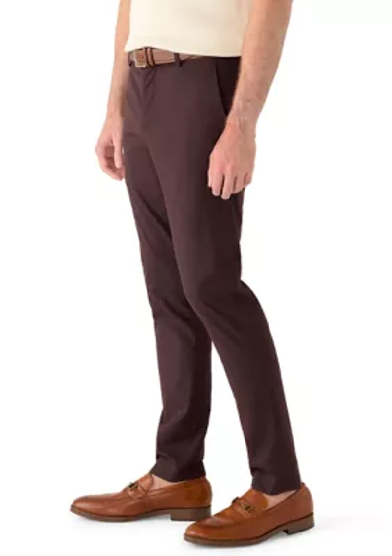 Men's Skinny Straight Leg Striped Pants