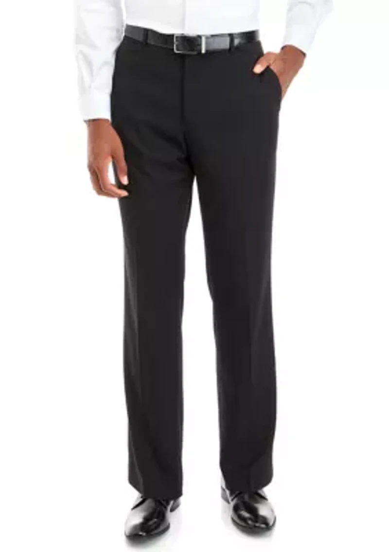 Men's Slim Fit Stretch Active Waistband Dress Pants