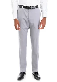 Men's Slim Fit Stretch Active Waistband Dress Pants