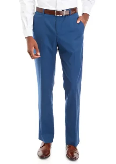 Men's Slim Fit Stretch Active Waistband Dress Pants