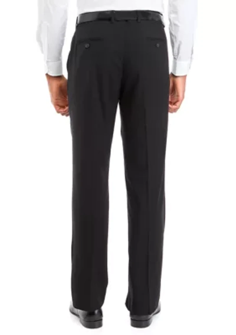 Men's Slim Fit Stretch Active Waistband Dress Pants