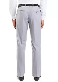 Men's Slim Fit Stretch Active Waistband Dress Pants
