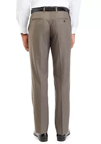 Men's Slim Fit Stretch Active Waistband Dress Pants