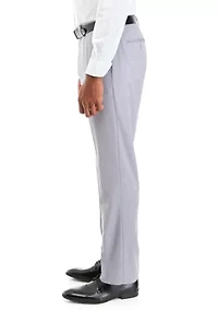 Men's Slim Fit Stretch Active Waistband Dress Pants