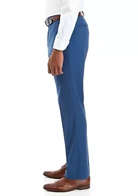 Men's Slim Fit Stretch Active Waistband Dress Pants