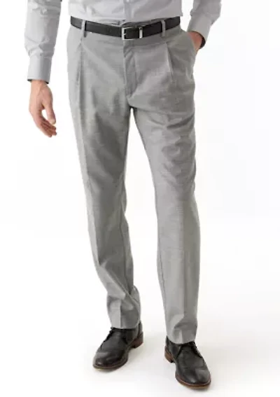 Single Pleat Slim Fit Pants