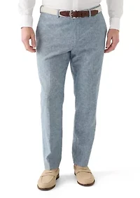 Men's Modern Fit Linen Pants