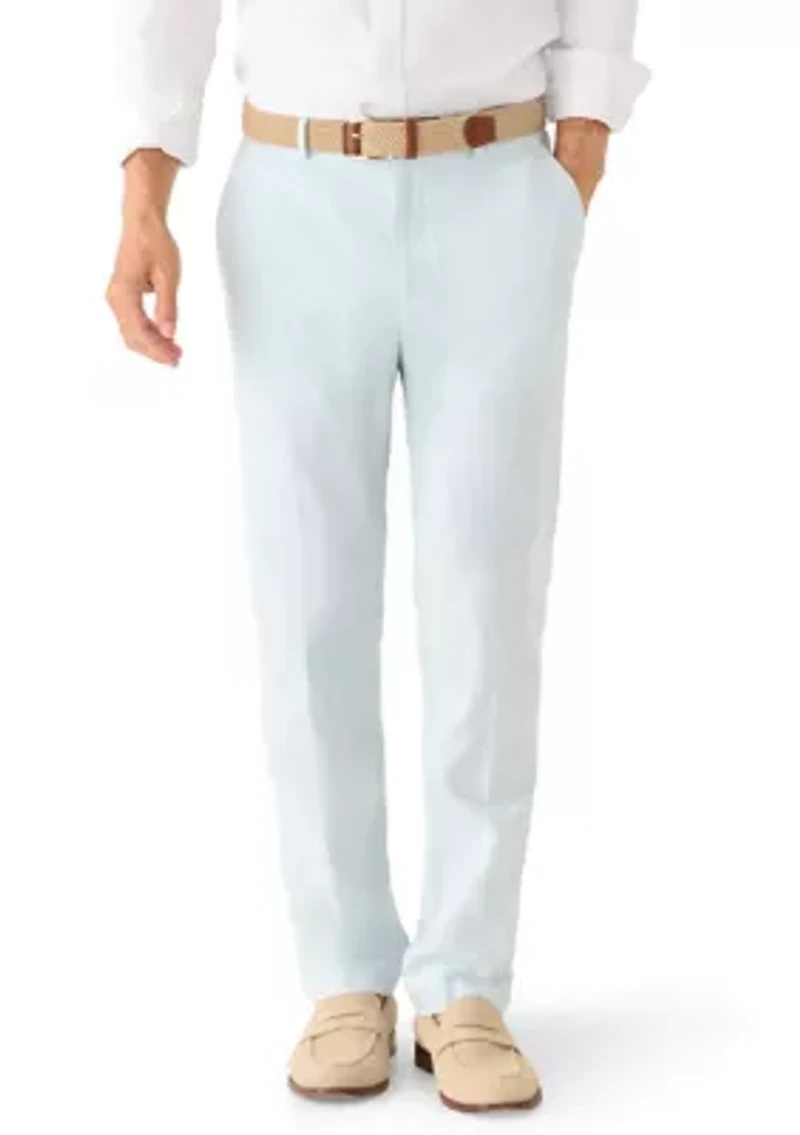 Men's Modern Fit Linen Pants