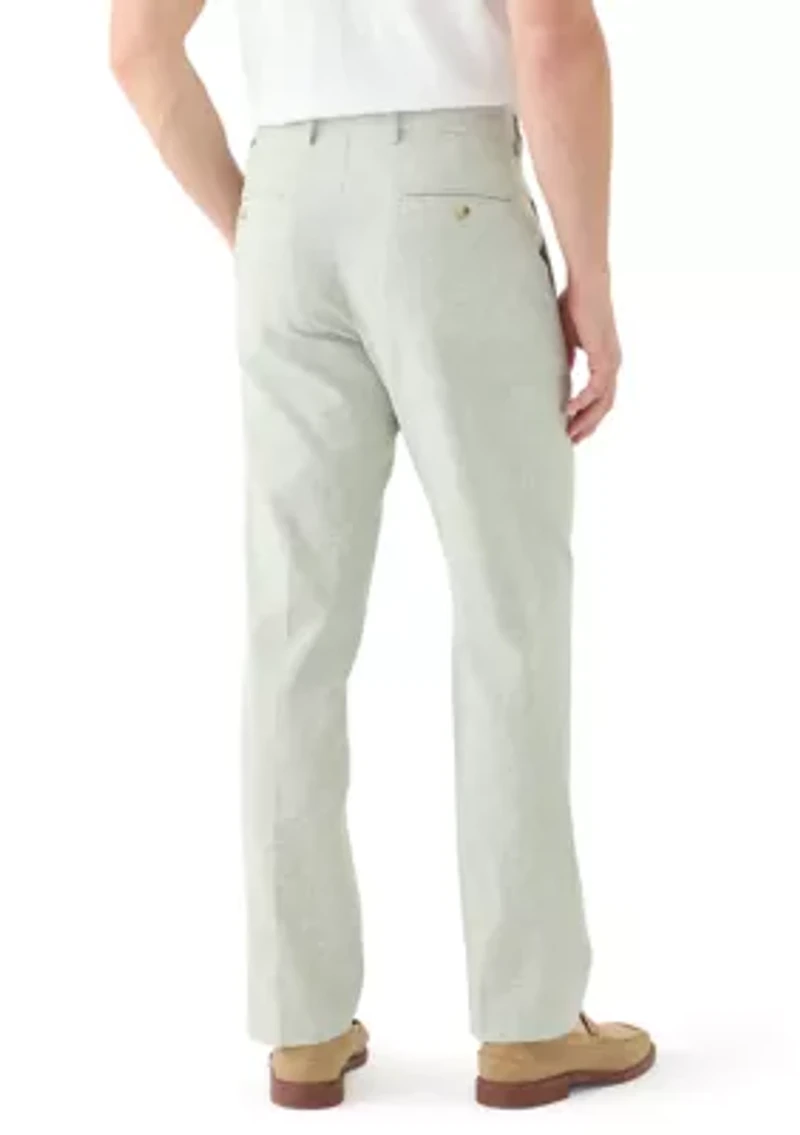 Men's Modern Fit Linen Pants