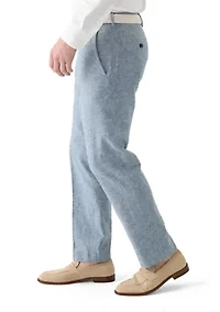 Men's Modern Fit Linen Pants