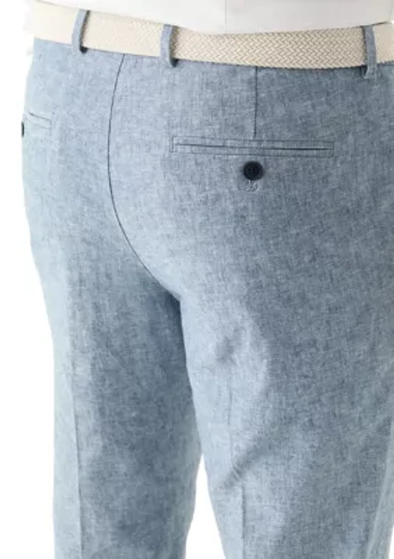 Men's Modern Fit Linen Pants