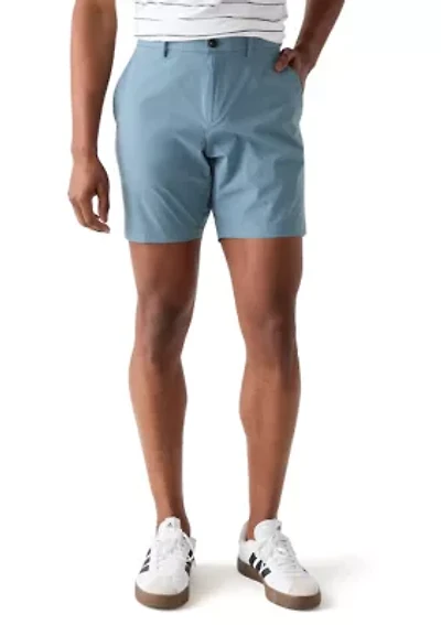 Men's 8" Flat Front Tech Performance Shorts