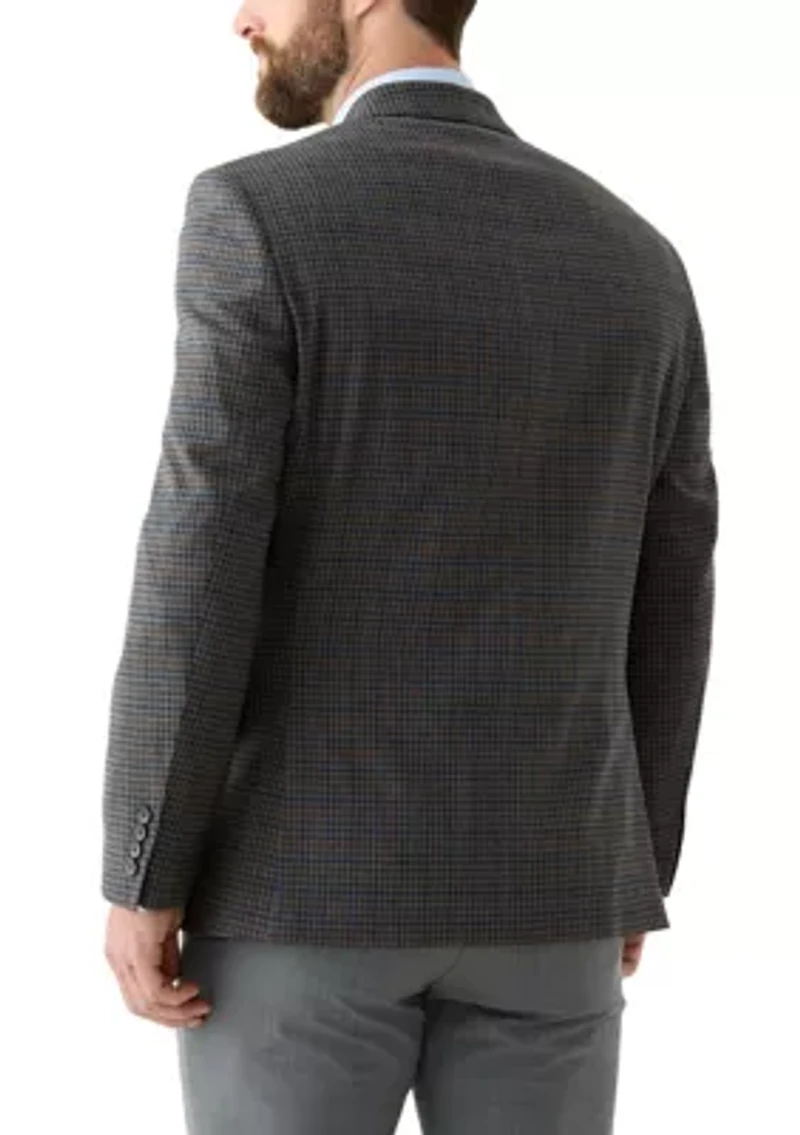 Single Breasted 2-Button Front Classic Fit Suit Jacket