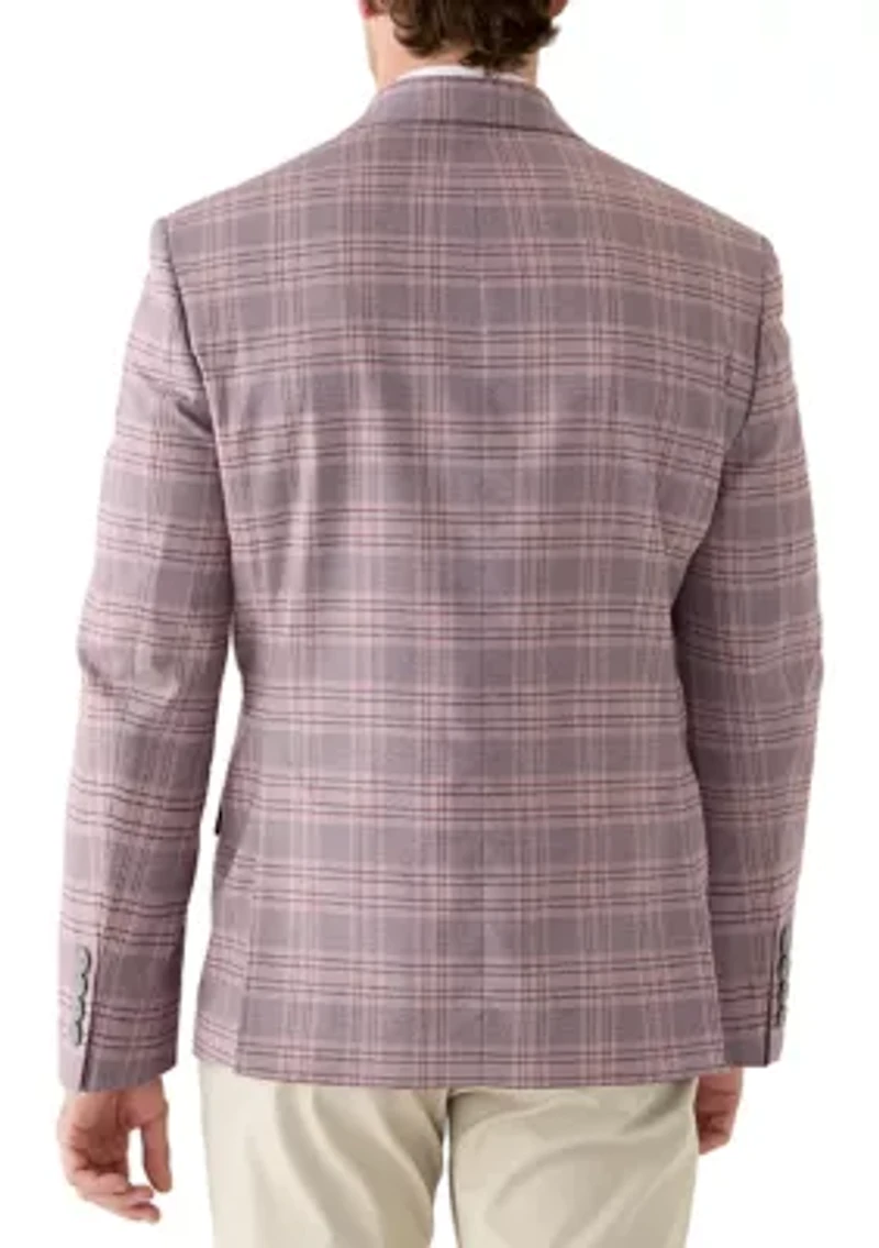 Plaid Printed Sportcoat