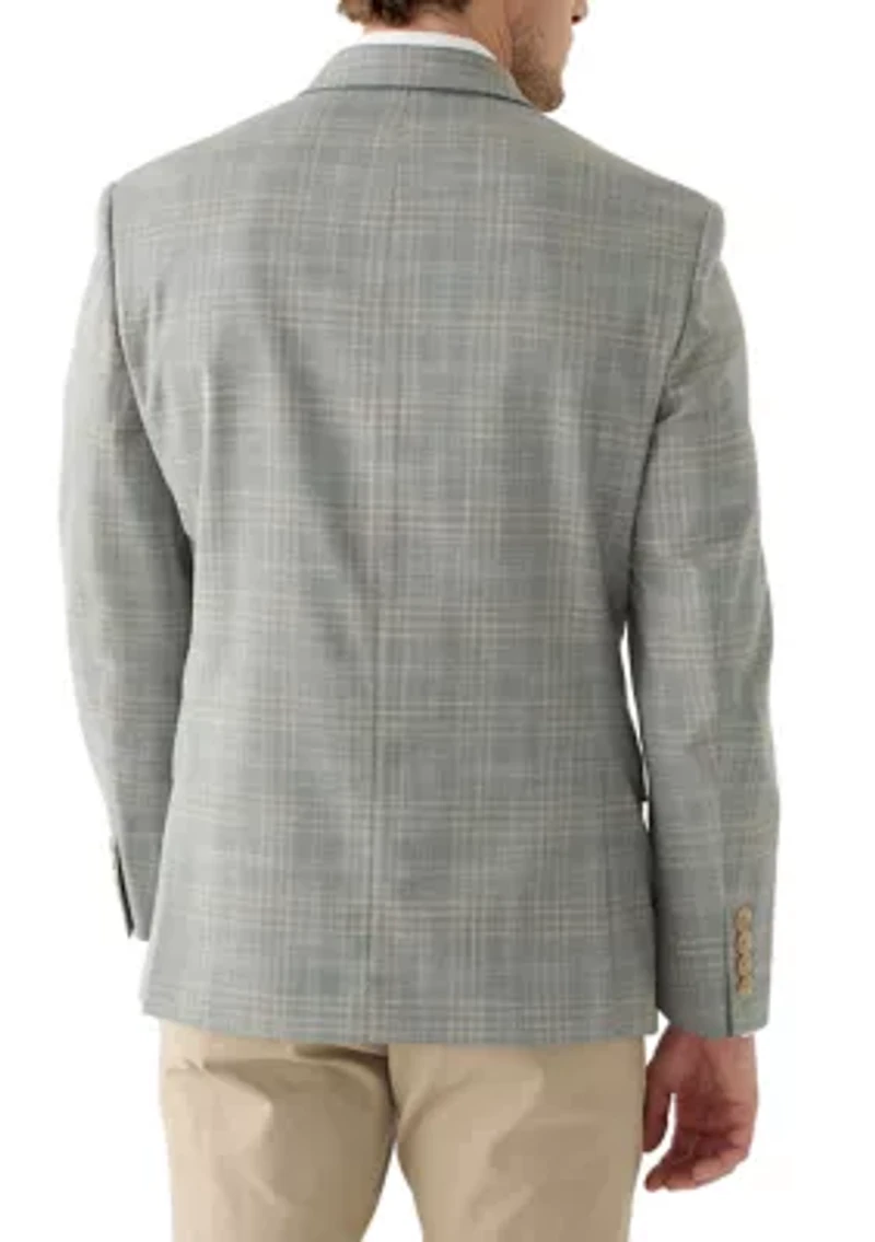 Plaid Printed Sportcoat