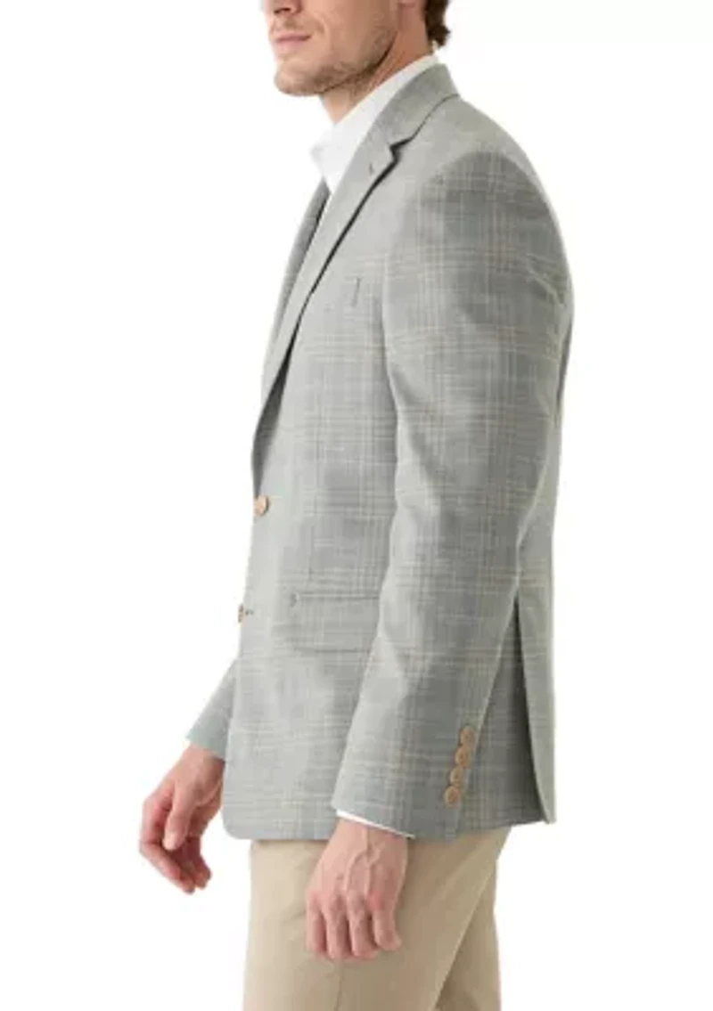 Plaid Printed Sportcoat