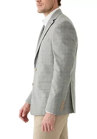 Plaid Printed Sportcoat