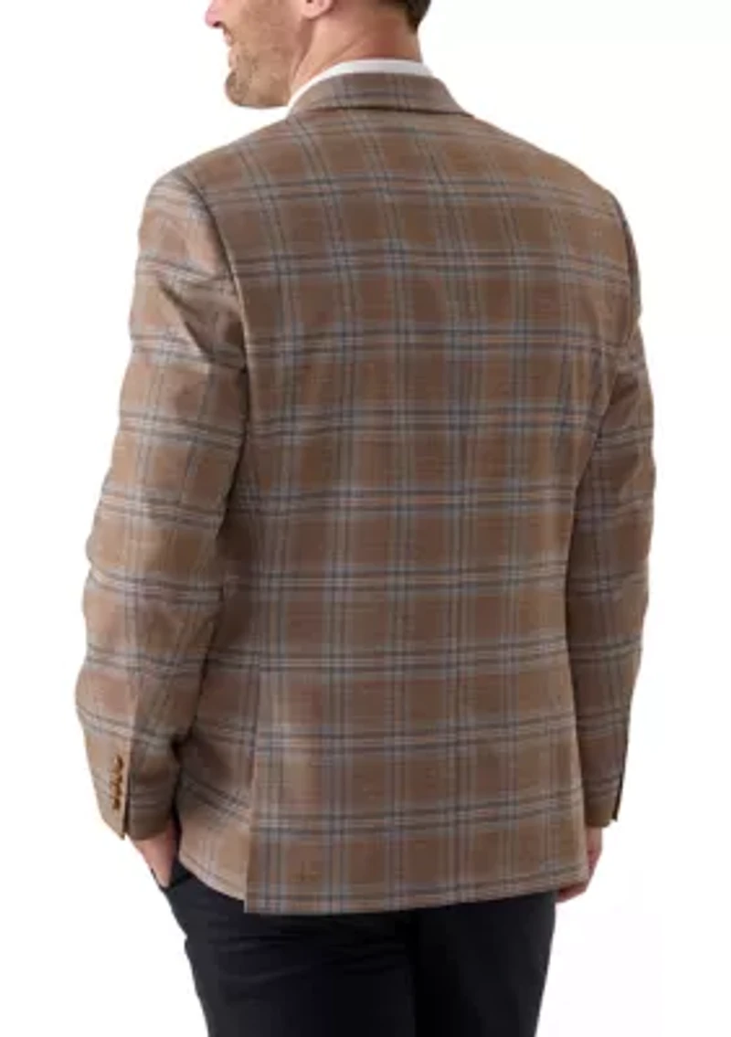 Plaid Printed Sportcoat