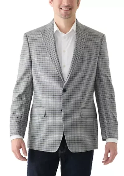 Single Breasted Two Button Check Blazer