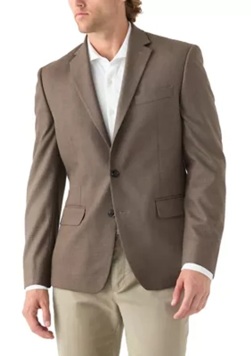 Brown Micro Check Jacket