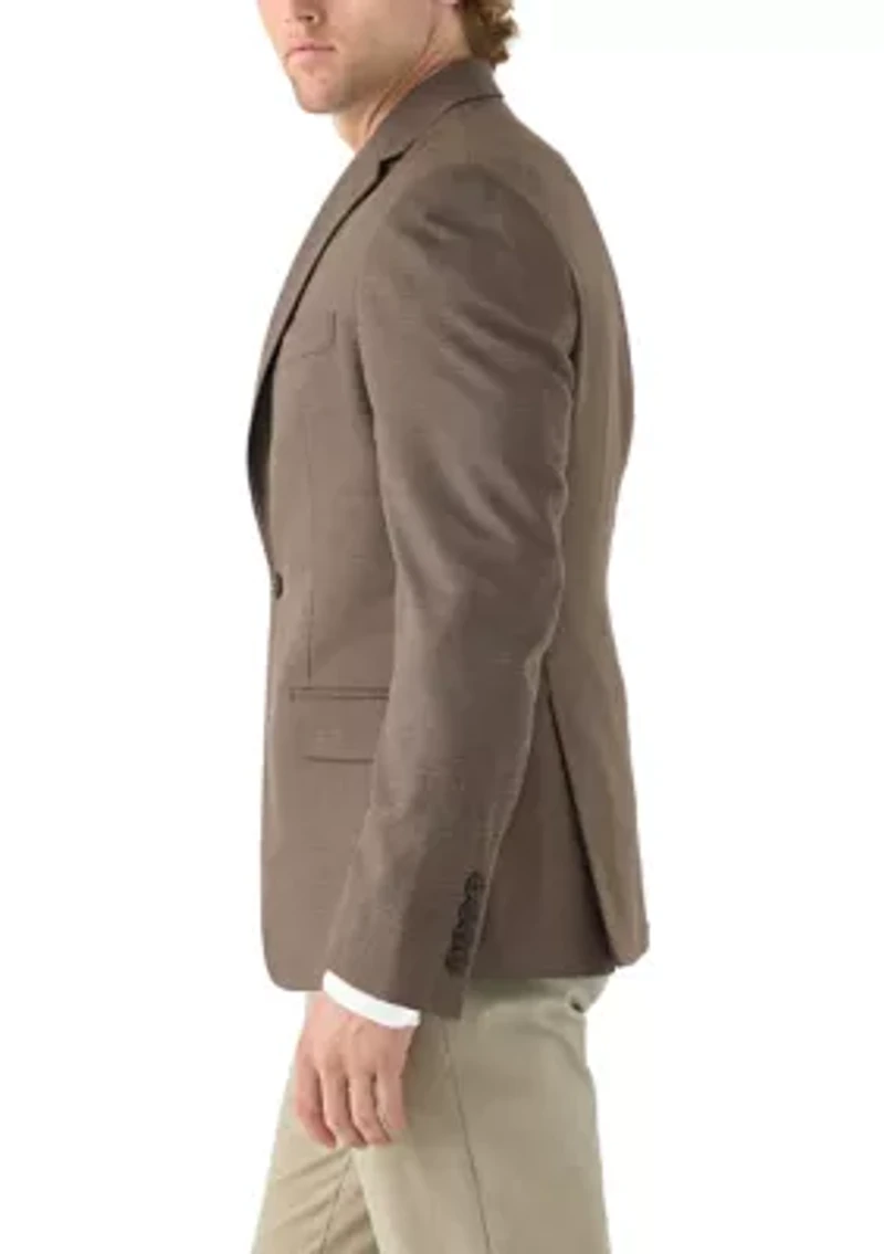 Brown Micro Check Jacket