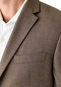 Brown Micro Check Jacket