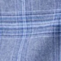 Blue Plaid Printed Sportcoat