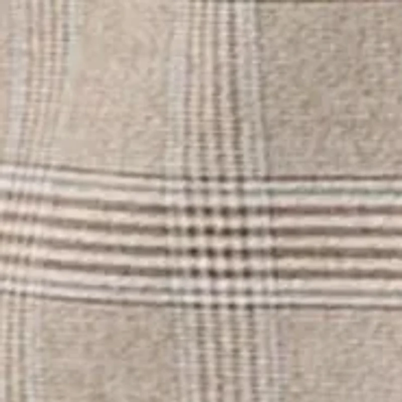 Tan Plaid Printed Sportcoat