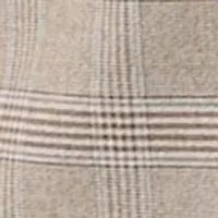 Tan Plaid Printed Sportcoat