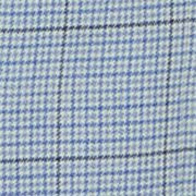 Men's Blue Houndstooth Check Jacket