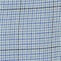 Men's Blue Houndstooth Check Jacket