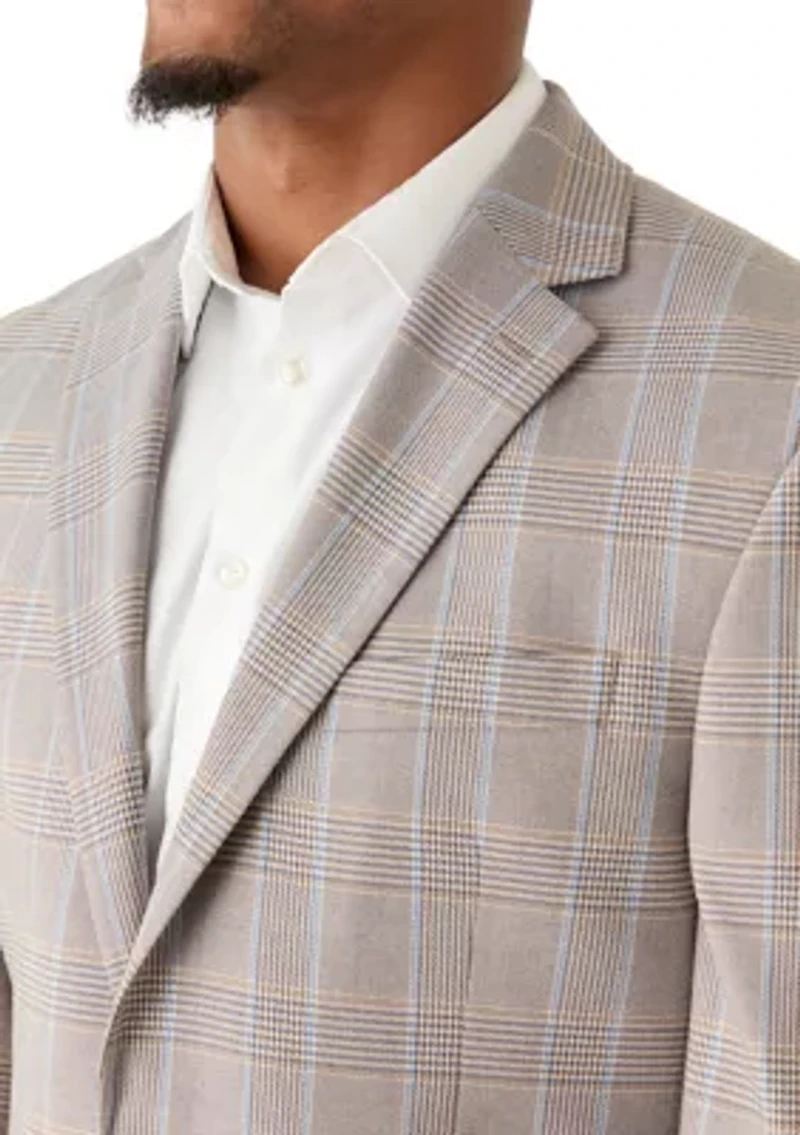 Men's Plaid Blazer
