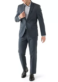 Blue Nailhead Solid Suit Jacket