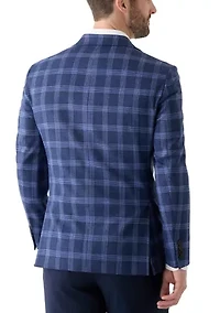 Single Breasted Plaid Blazer