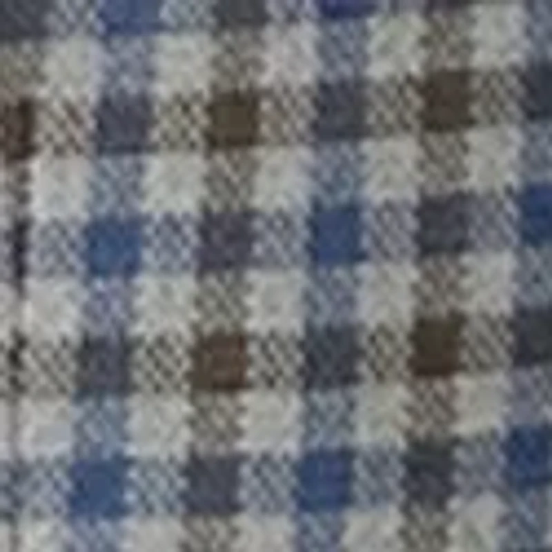 Single Breasted Check Print Blazer