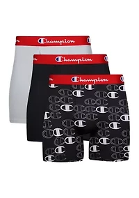 Lightweight Stretch Logo Boxers - Set of 3