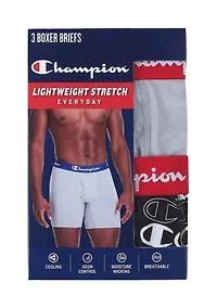 Lightweight Stretch Logo Boxers - Set of 3