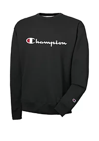 Graphic Powerblend Fleece Crew Neck Sweater