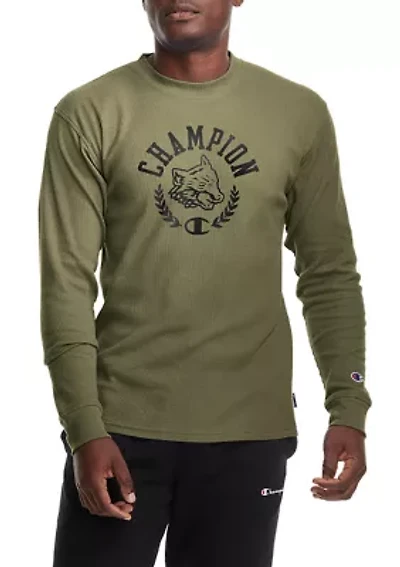 Waffle Long Sleeve Graphic T-Shirt