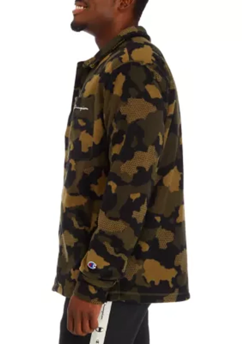 Allover Print Explorer Fleece Shirt Jacket