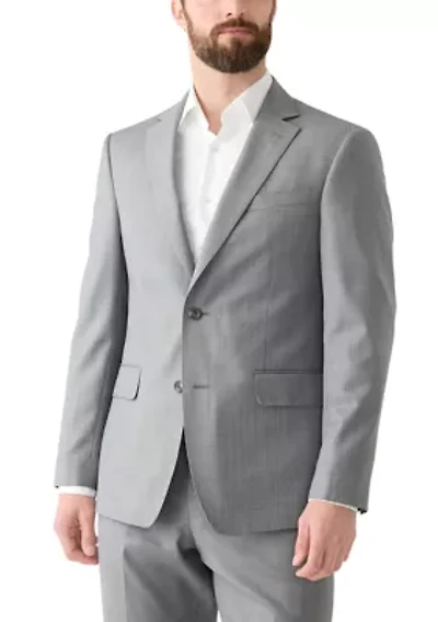 Single Breasted 2-Button Front 2 Suit Jacket